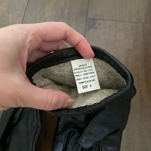 NEW Leather Gloves Size 8